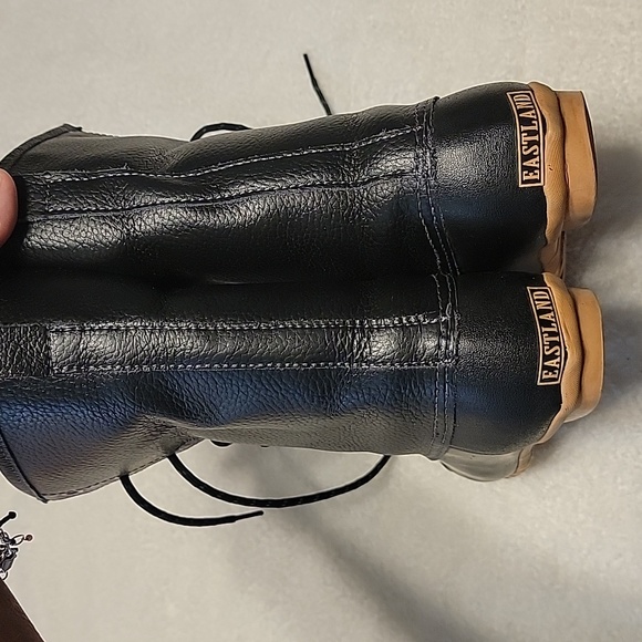 Eastland Black Waterproof Rain Boots Duck Boots - Picture 5 of 8